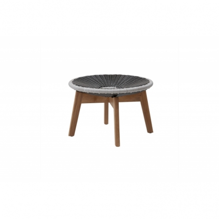 Tabouret bicolore PEACOCK Grey Light grey
