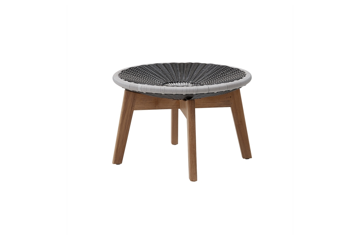 Tabouret bicolore PEACOCK Grey Light grey