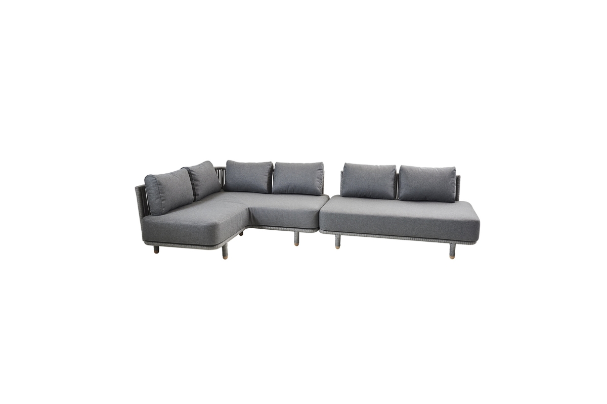 Sofa angle gauche 4 places MOMENTS