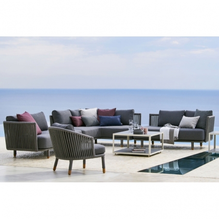 Sofa angle gauche 6 places MOMENTS