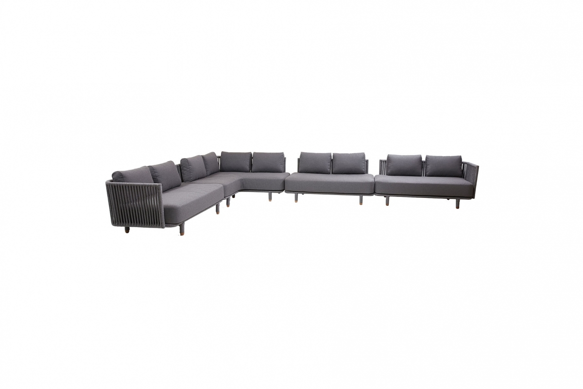 Sofa angle gaucge 8 places MOMENTS
