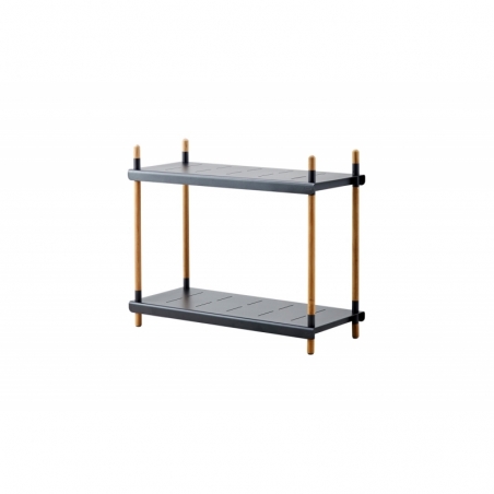 Etagere H84cm FRAME gris foncé