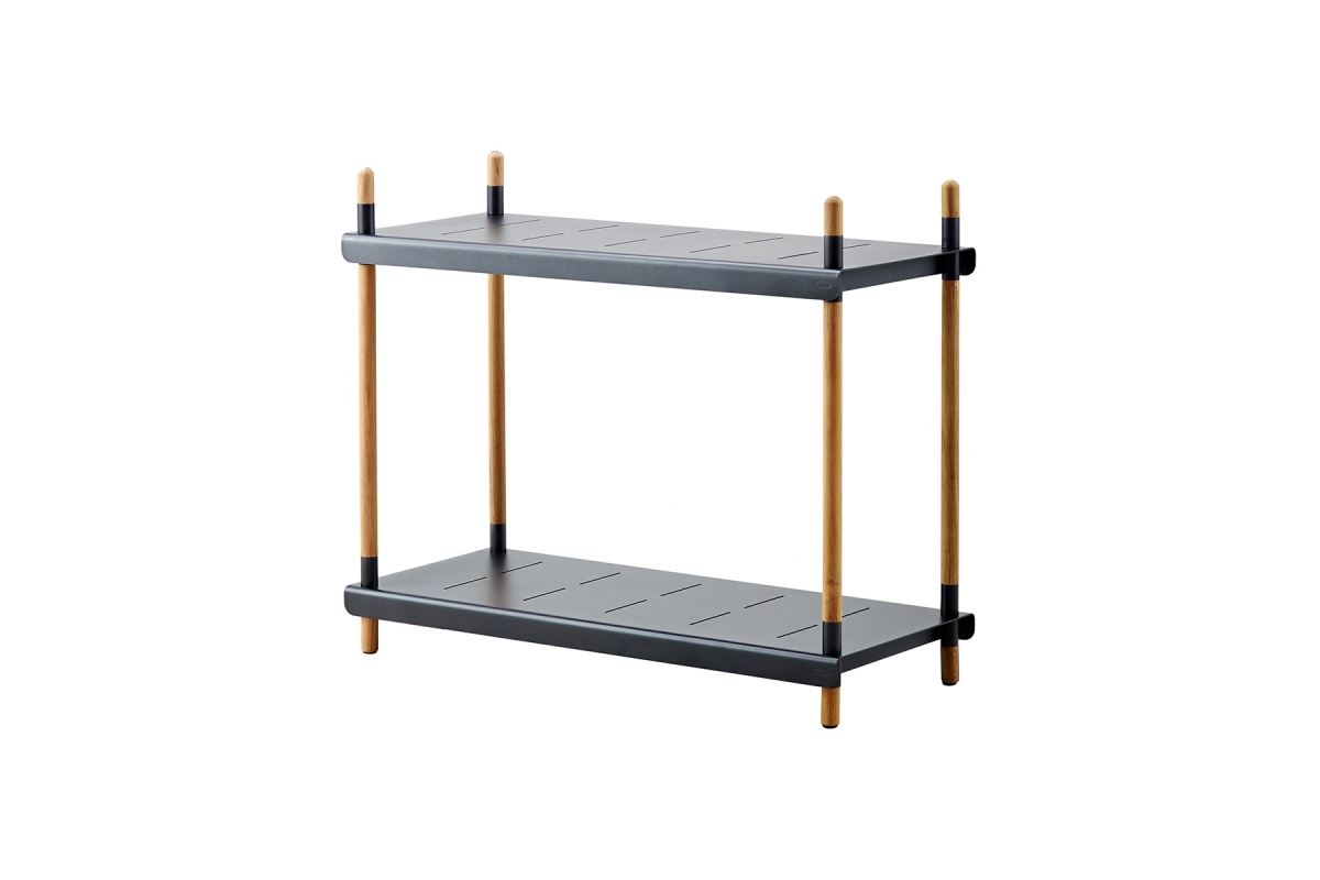 Etagere H84cm FRAME gris foncé