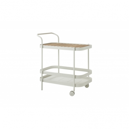 Desserte rectangulaire ROLL Blanche