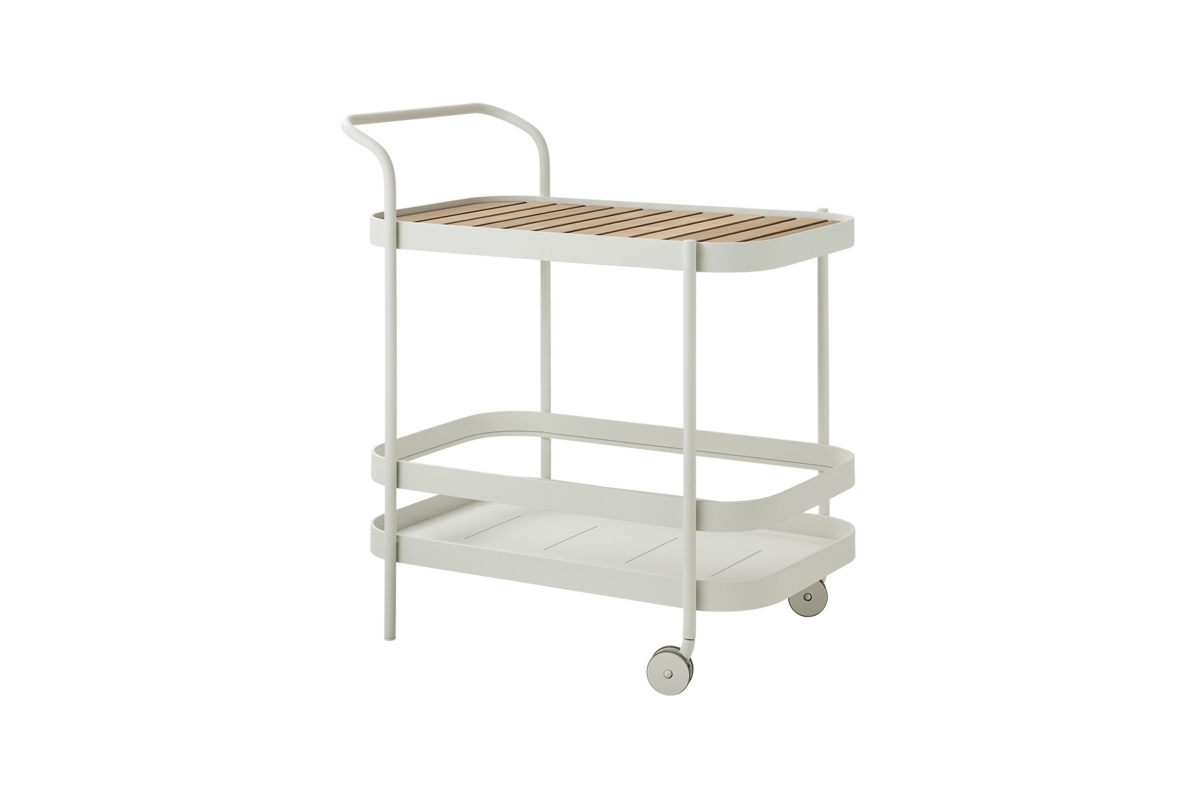 Desserte rectangulaire ROLL Blanche