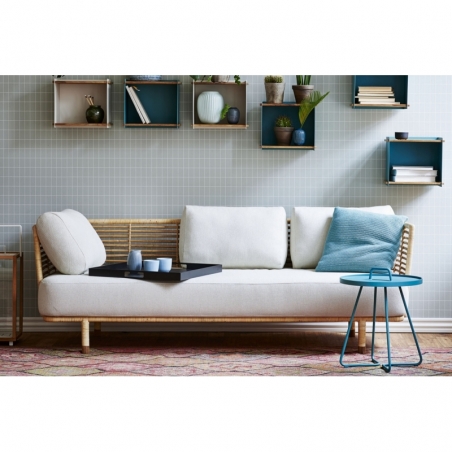 Sofa SENSE en rotin naturel White