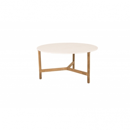 Table TWIST Ronde diam.90 pieds bois