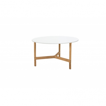 Table TWIST ronde Ø70cm pieds bois