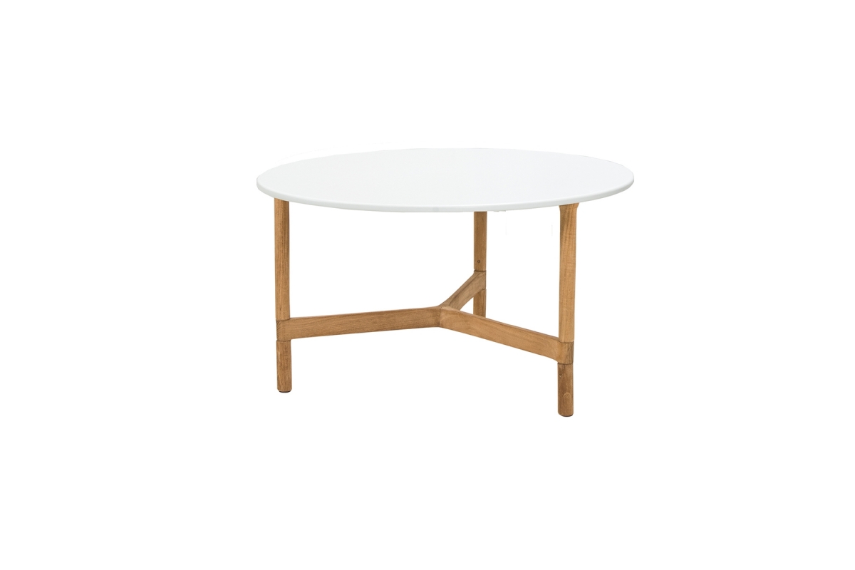 Table TWIST ronde Ø70cm pieds bois