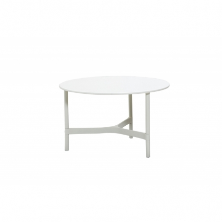 Table TWIST ronde Ø70cm pieds blancs