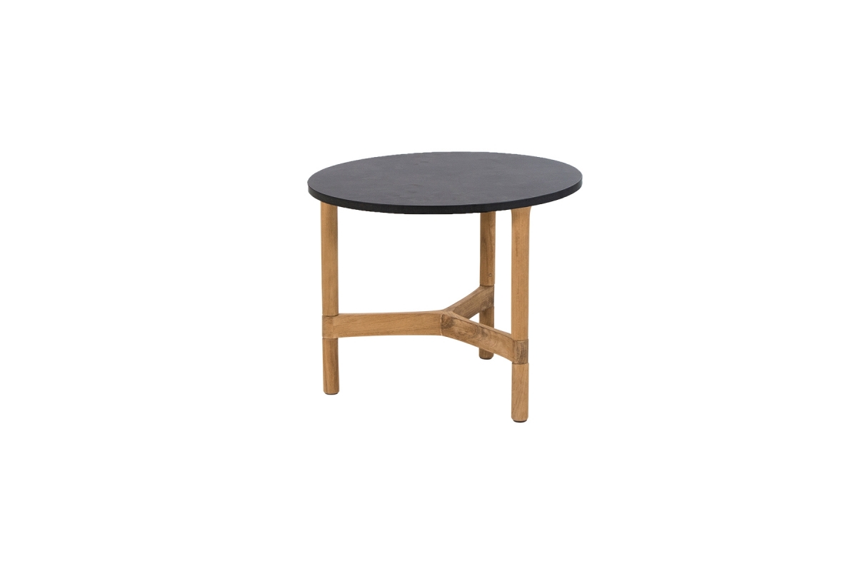 Table TWIST ronde Ø45cm pieds bois