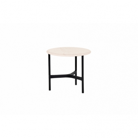 Table TWIST ronde Ø45cm pieds gris foncé