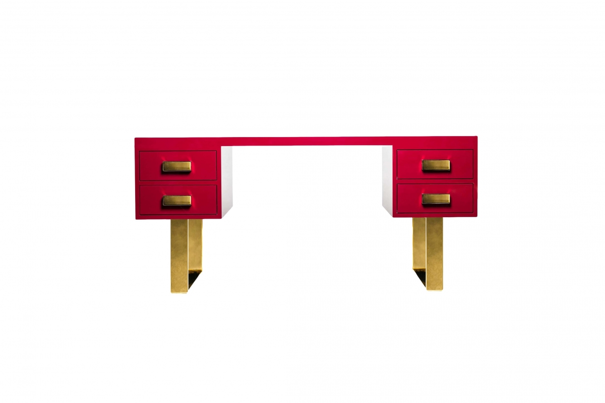 Bureau VITTORIALE Rouge