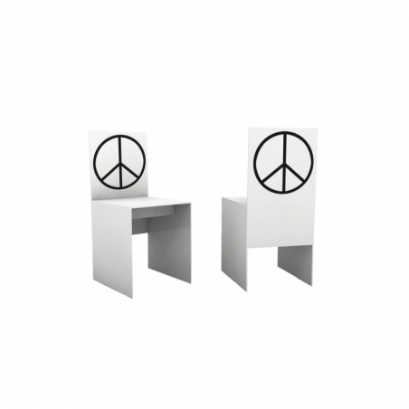 Chaise Peace SIMBOLO Blanc