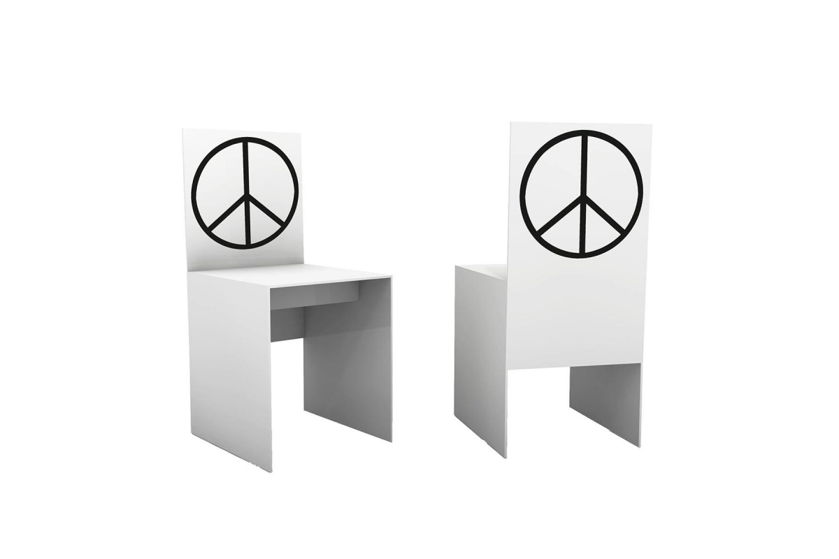 Chaise Peace SIMBOLO Blanc
