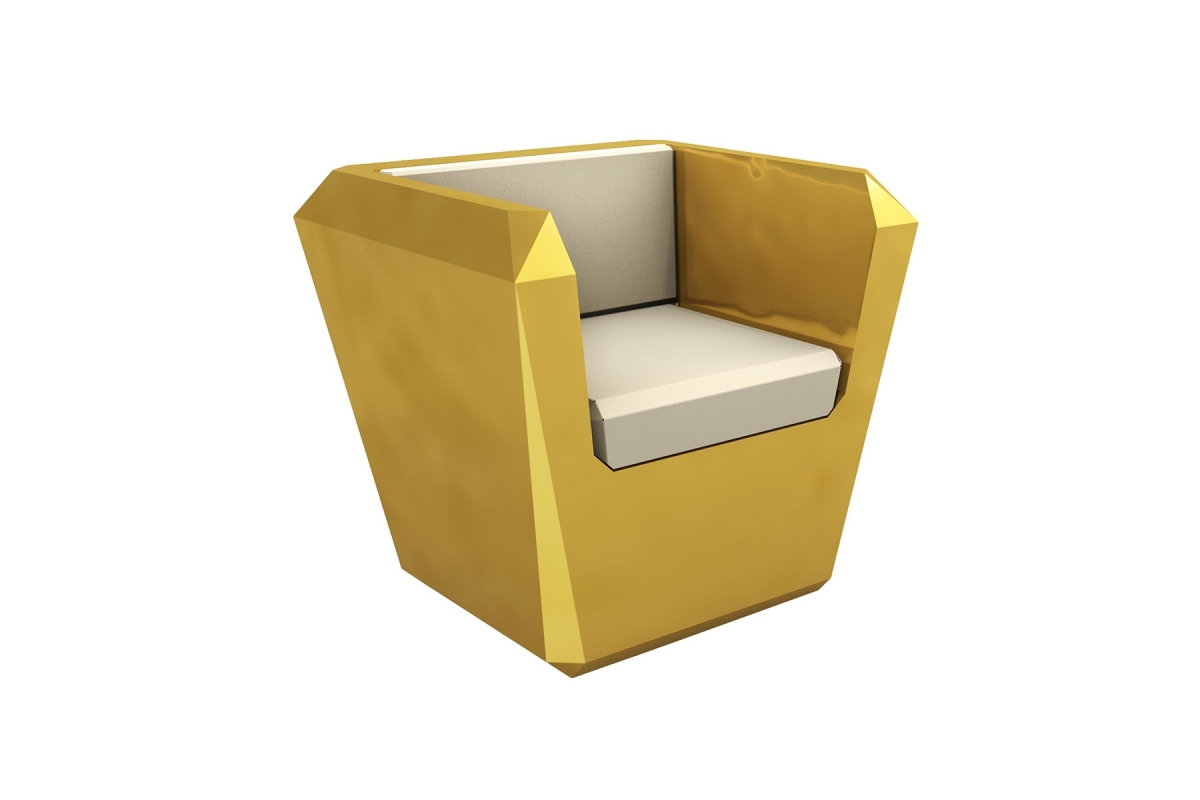 Fauteuil LINGOTTO Doré