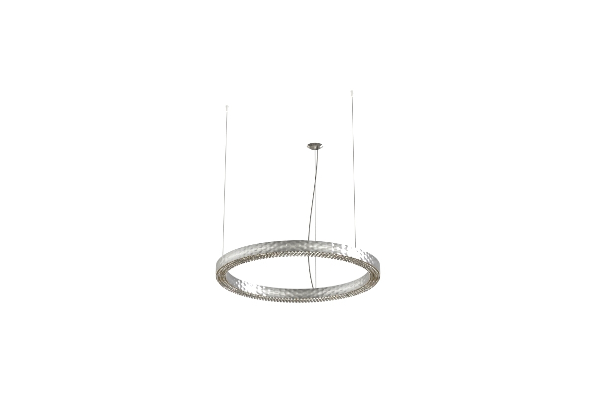 Suspension METIS D60cm en laiton martelé