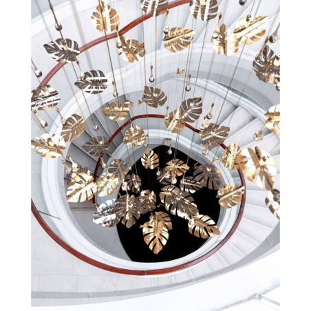 Variante suspension RAINFOREST SNOOKER Circular D80cm Gold