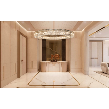 Variante suspension SPACIUM D100cm Nickel mat