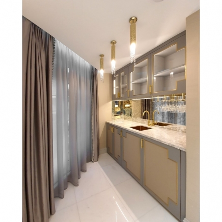 Variante suspension SAFI H66cm Gold mat
