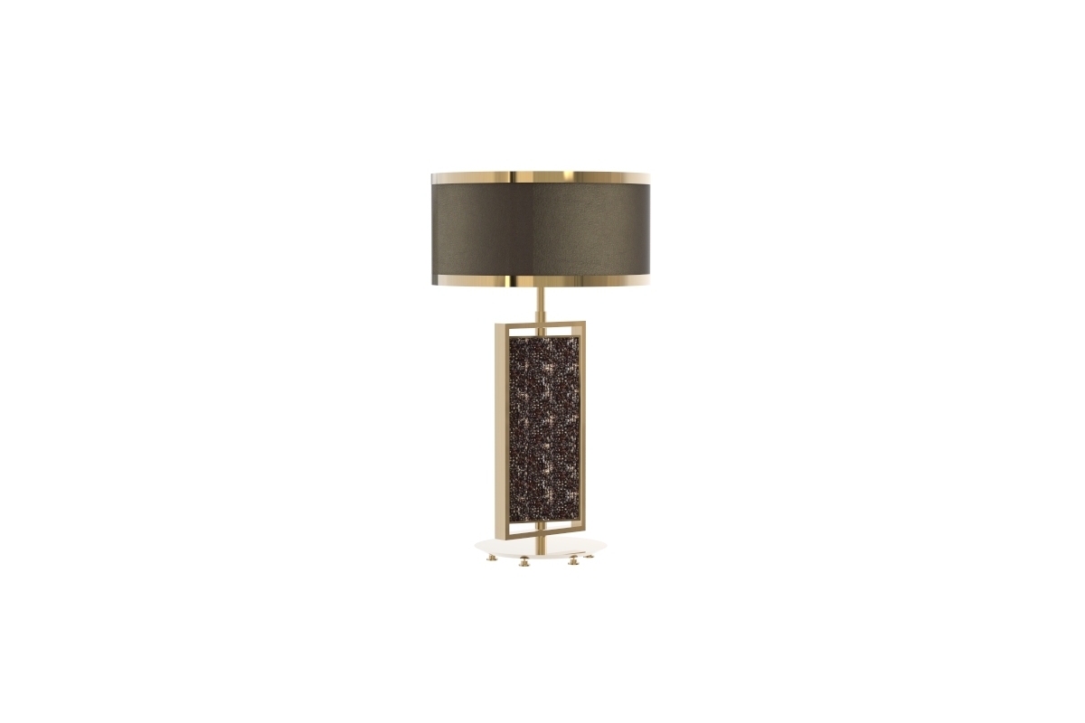 Lampe PETRA Cristaux (pied + abat-jour)