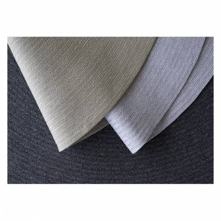 Variante tapis rond CIRCLE D200cm gris clair