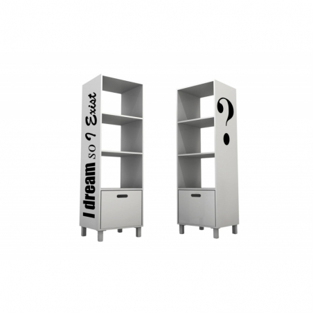 Etagère Enigmes SIMBOLO blanc