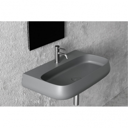 Vasque NUR 75x45cm cendre mat