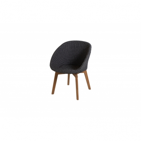 Chaise PEACOCK I Dark Grey