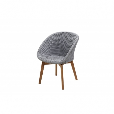 Chaise PEACOCK I Light Grey