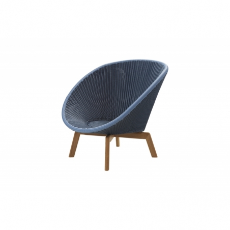 Fauteuil PEACOCK III Midnight Dusty Blue
