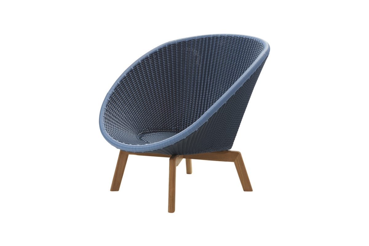 Fauteuil PEACOCK III Midnight Dusty Blue