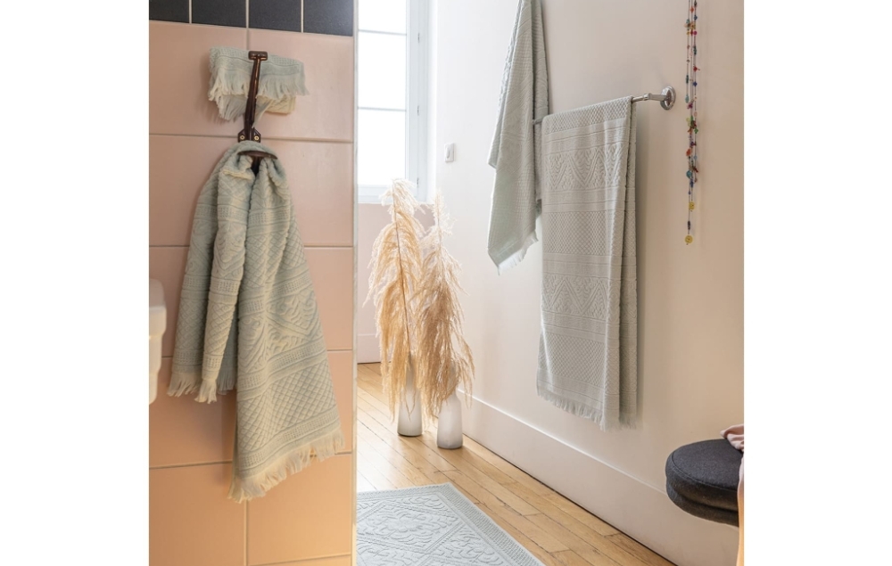 Une salle de bain printanière !