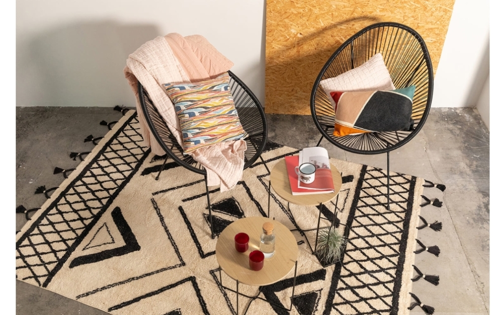 Un tapis berbère pour une ambiance chic et bohème