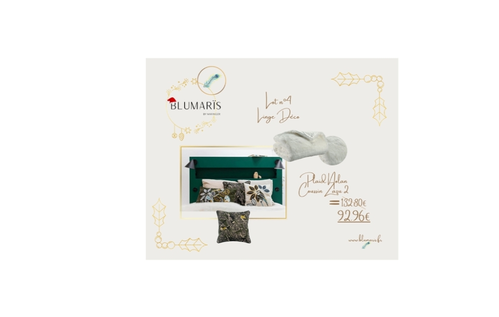 Plaid et Coussin : L'Harmonie Parfaite pour un Cadeau de Noël Douillet